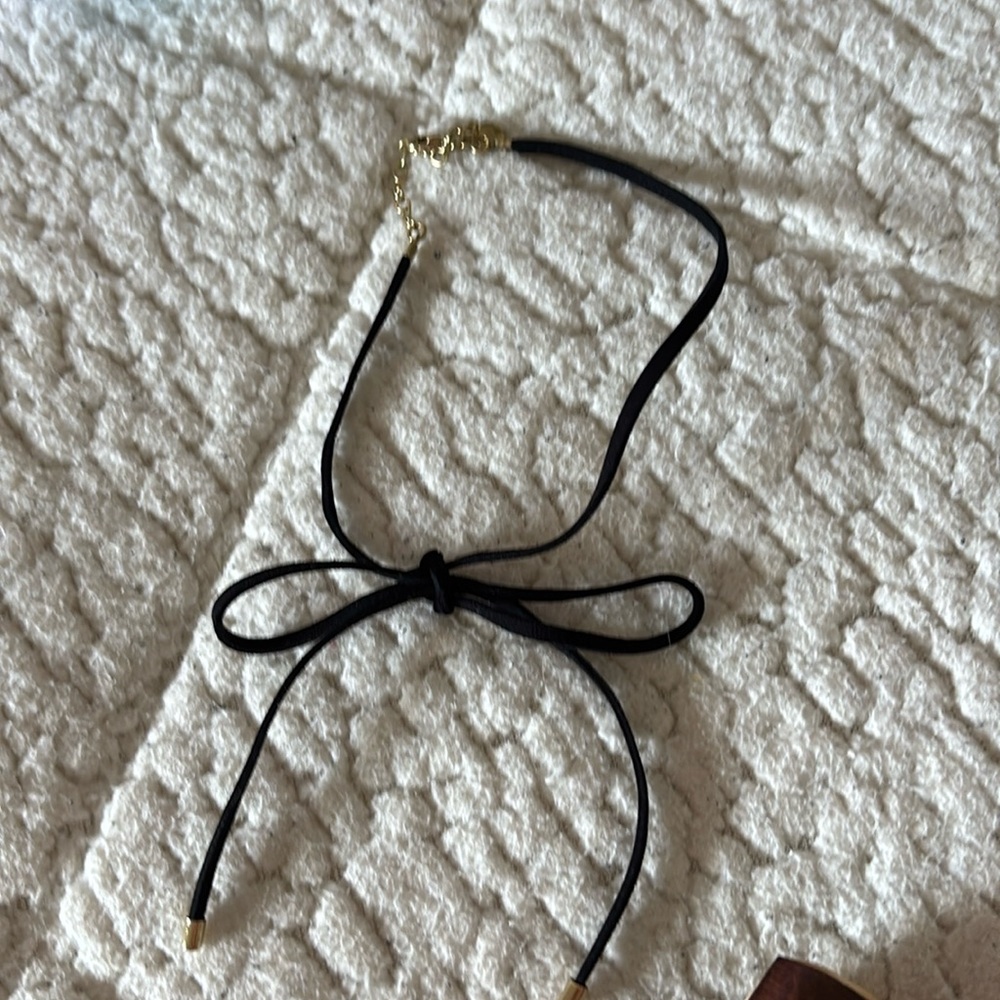Baublebar Black Velvet Tie Choker